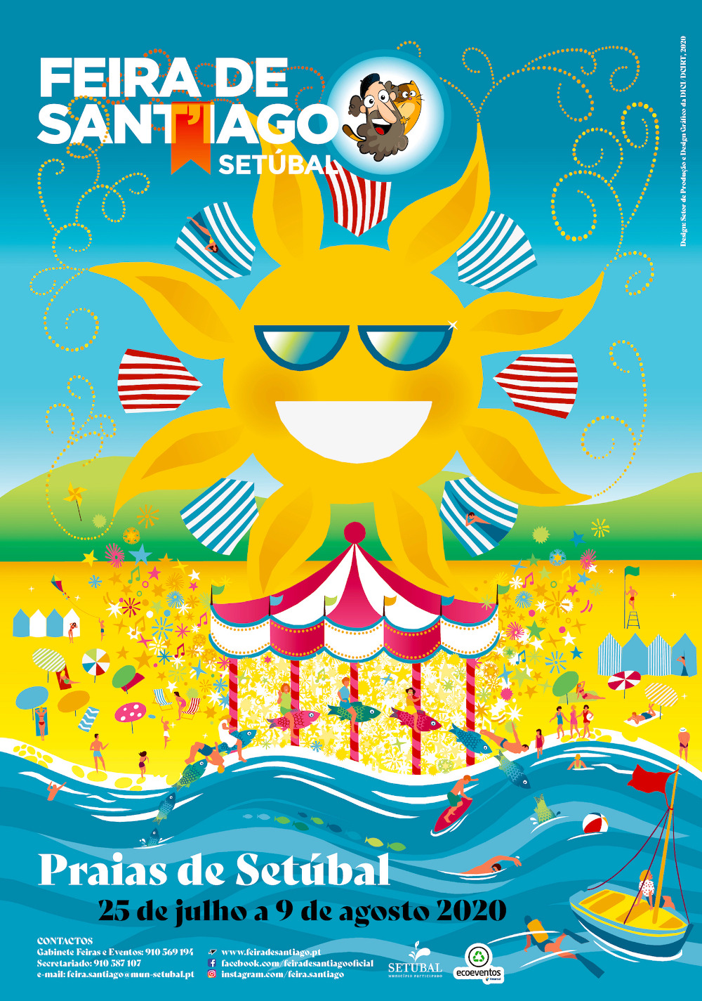 Cartaz da Feira de Sant'Iago 2020