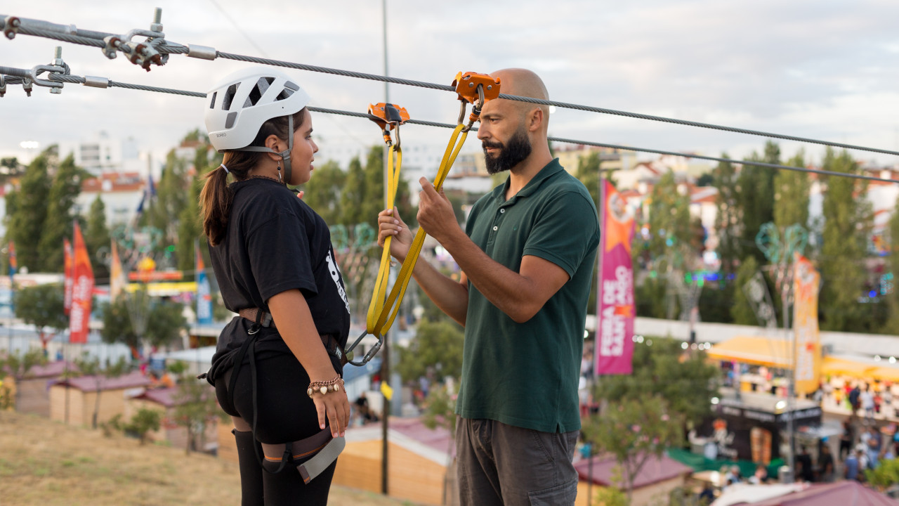Aventura e adrenalina com espaços no recinto